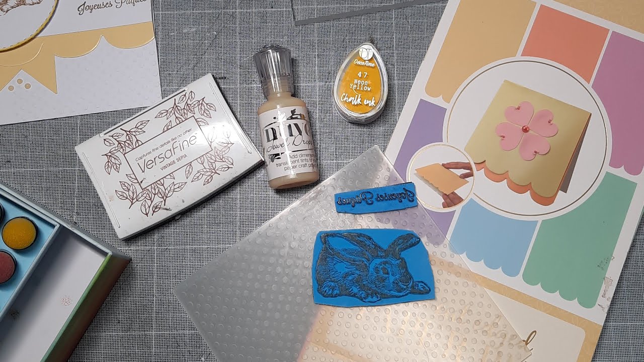 Tuto Carte Pâques facile