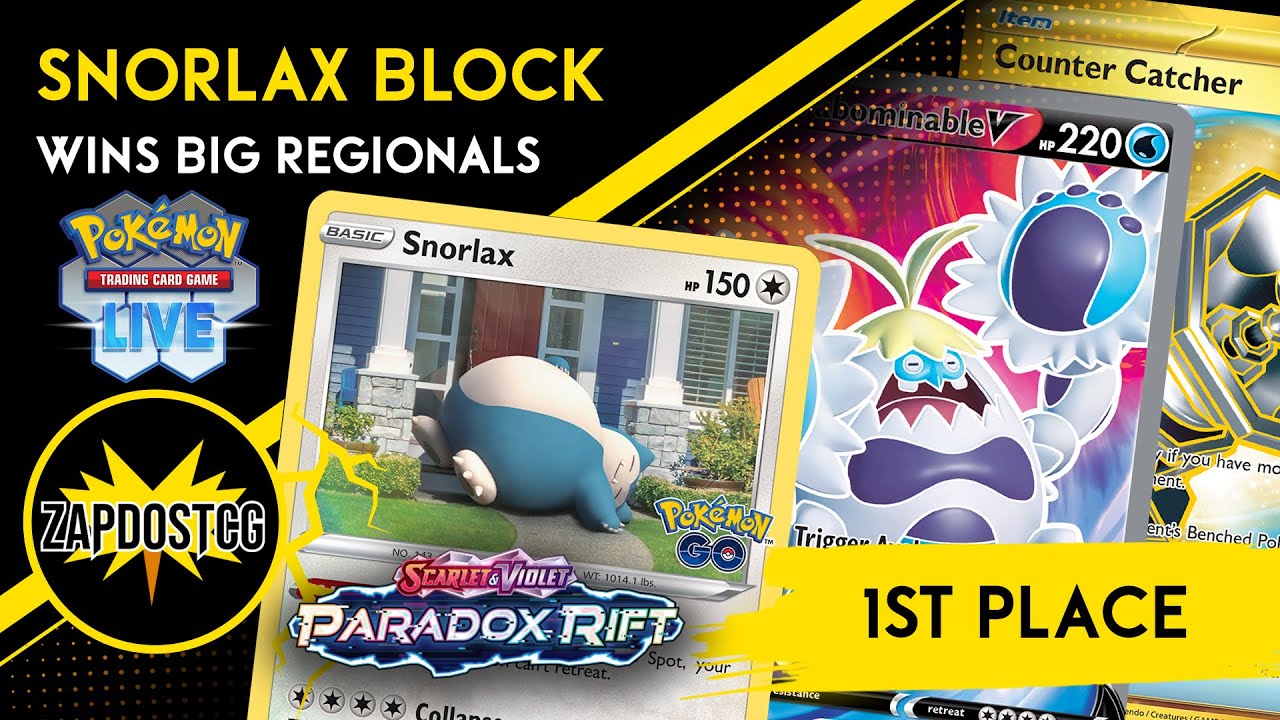 1st Place Snorlax Block Deck Wins Gdansk Regionals (Pokemon TCG)