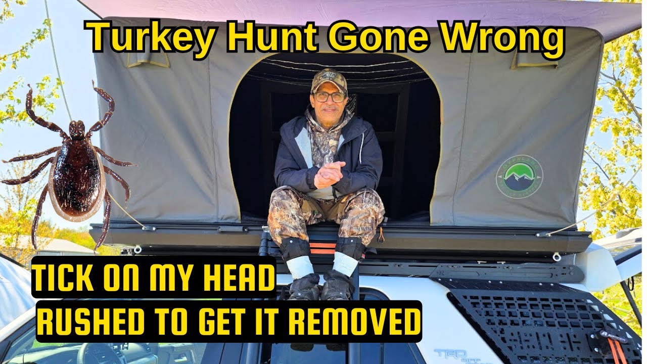 Spring Turkey Hunting 2025: A Tick Emergency & Near Miss! | Got Tick in my Head