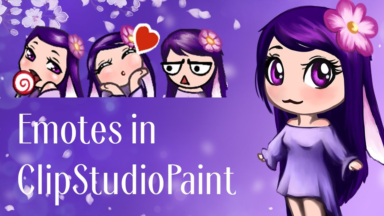 Clip Studio Paint Tutorial: Megu's Emote-Workflow