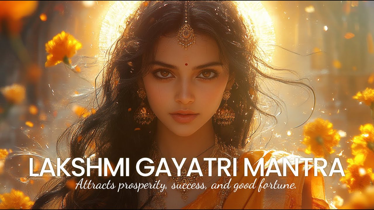 ☀️108 TIMES: Divine Lakshmi Gayatri Mantra💖Gentle Waves of Peace✨