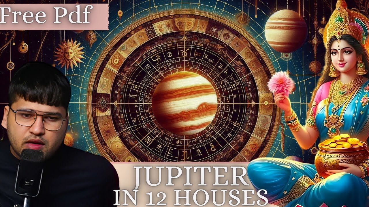 Jupiter  🌎 In 12 Houses - Marriage / Luck / Job आपका भाग्य - Free PDF