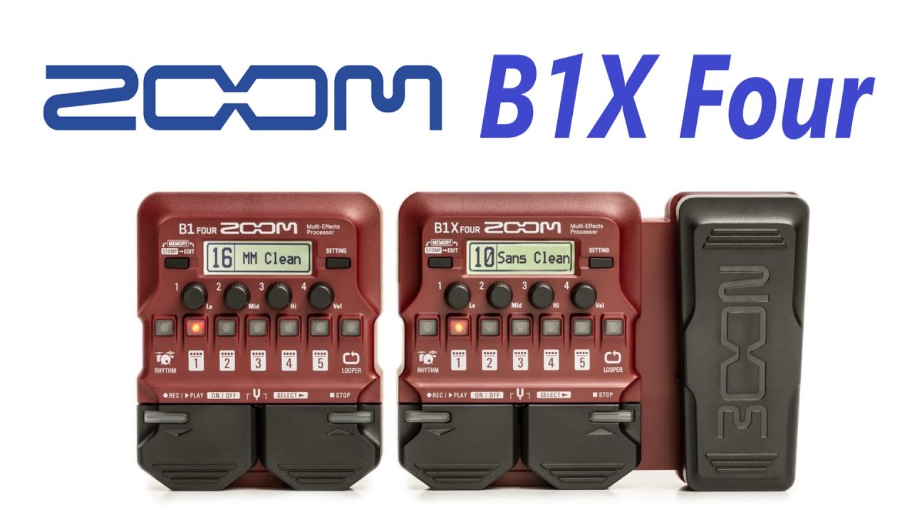 Zoom B1X Four - tani i dobry multiefekt do basu - FOGbass