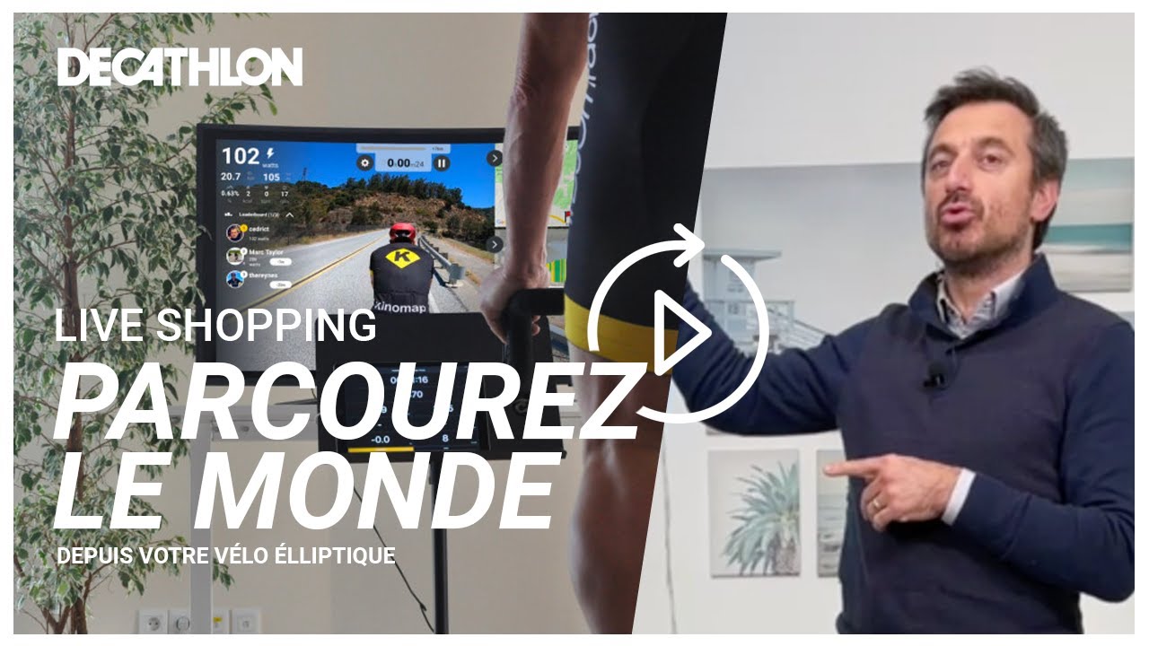 Decat'Live (Replay) : Domyos &Kinomap, parcourez le monde sur un vélo elliptique ! 🛍 I Decathlon