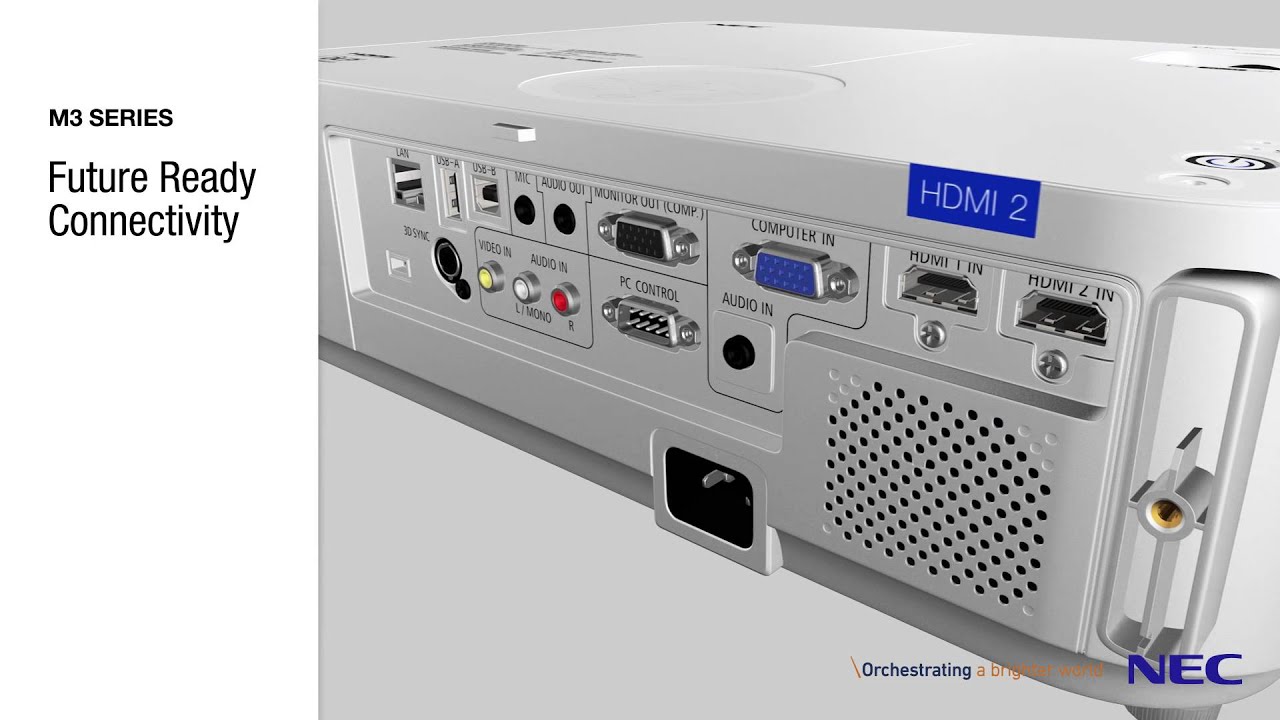 NEC M3 Projector Series – Flexibility & Connectivity