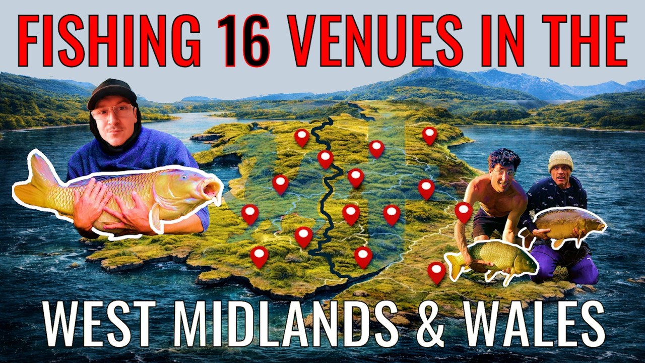 Fishing 16 Venues In The West Midlands & Wales