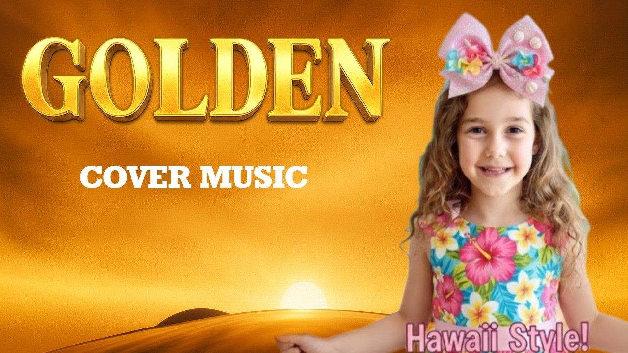 GOLDEN x Sierra & Rhia FAM | Sierra's 7 birthday Party | (Music Cover)