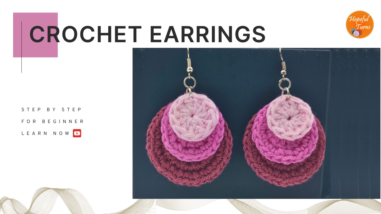 Easy Crochet Earrings for Beginners | 
