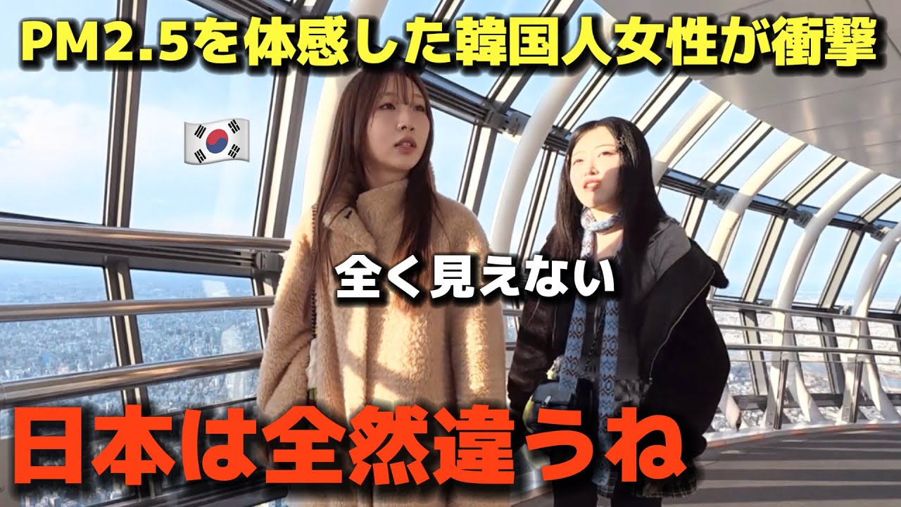 初来日の韓国人女性が初めてスカイツリーに登って衝撃！え...日本は空から違いすぎる…
