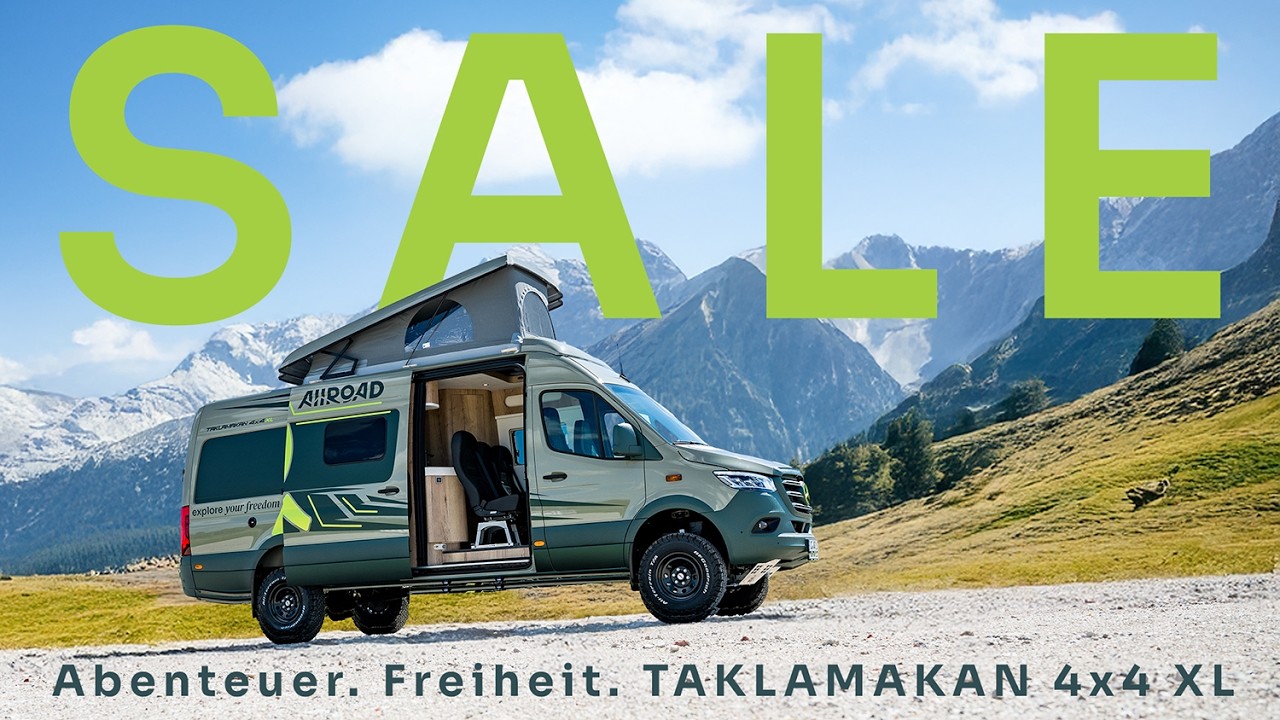 Einzigartiger Premium Offroad-Camper für 5️⃣ Abenteurer 🤩 – TAKLAMAKAN 4x4 XL