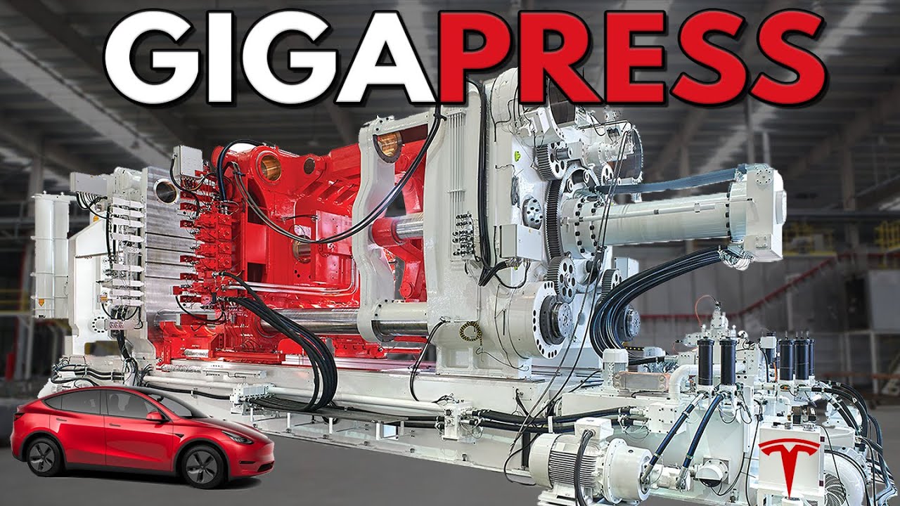 Как автомобили Tesla производятся так быстро — встречайте GIGA PRESS