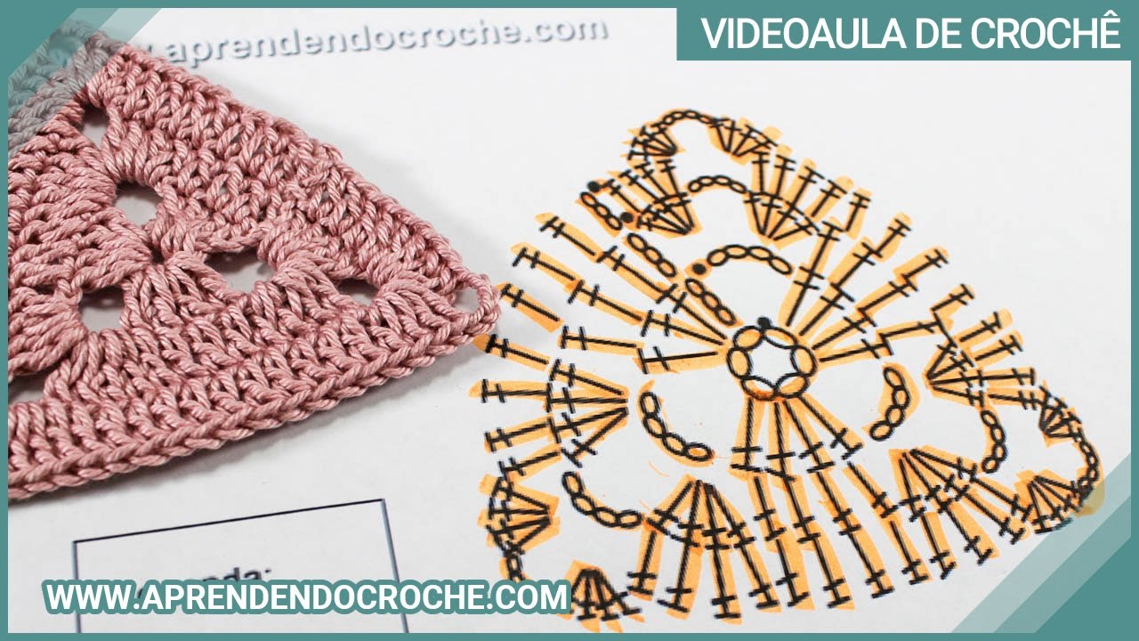 Aprenda a Ler Gráfico de Crochê Triangular