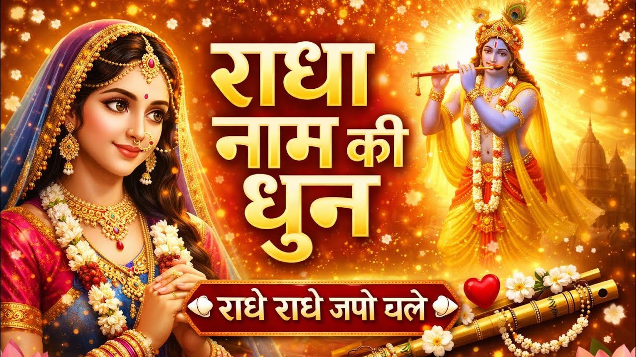 Shree radha shree radha nam jaap bhajan | राधा नाम धुन | #radhakrishna #radhadhun #radhanamkirtan 