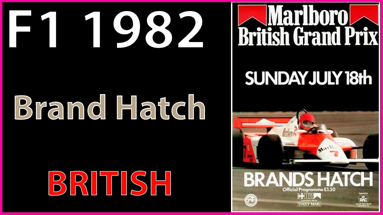 F1 1982 Race 10 British Brand Hatch