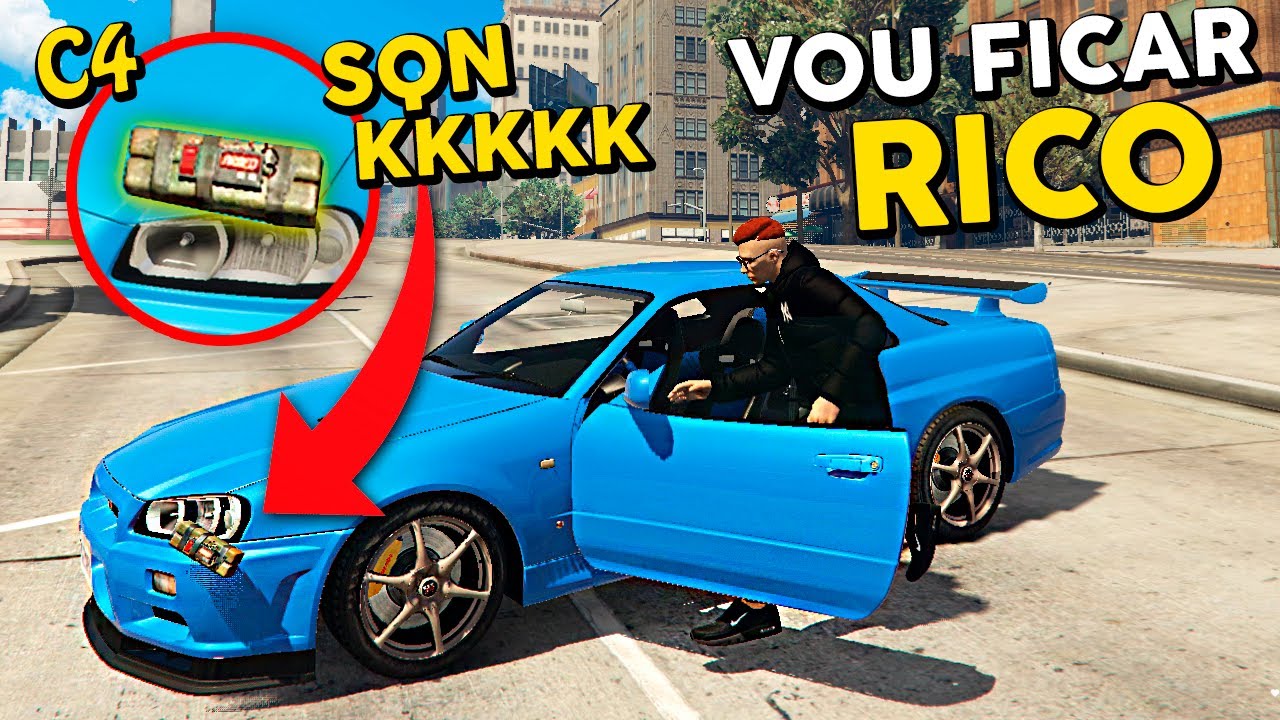 COMO TROLAR um LADRAO de CARRO no GTA RP