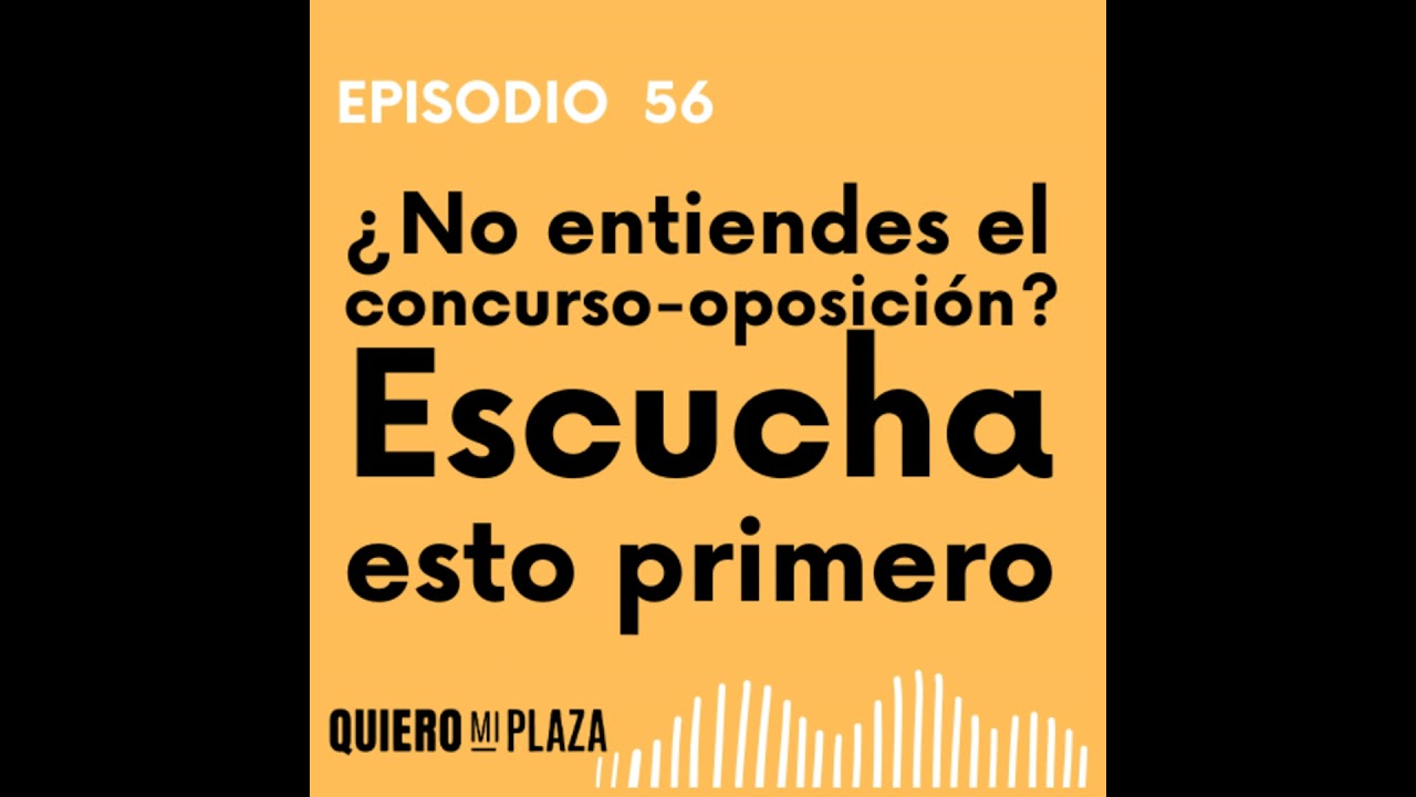 Concurso-oposición explicado fácil para quienes empiezan a opositar