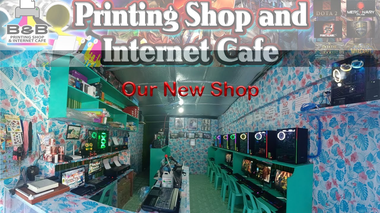 Our New Printing Shop - B & B Printing Shop and Internet Cafe -Specification, Products and Services