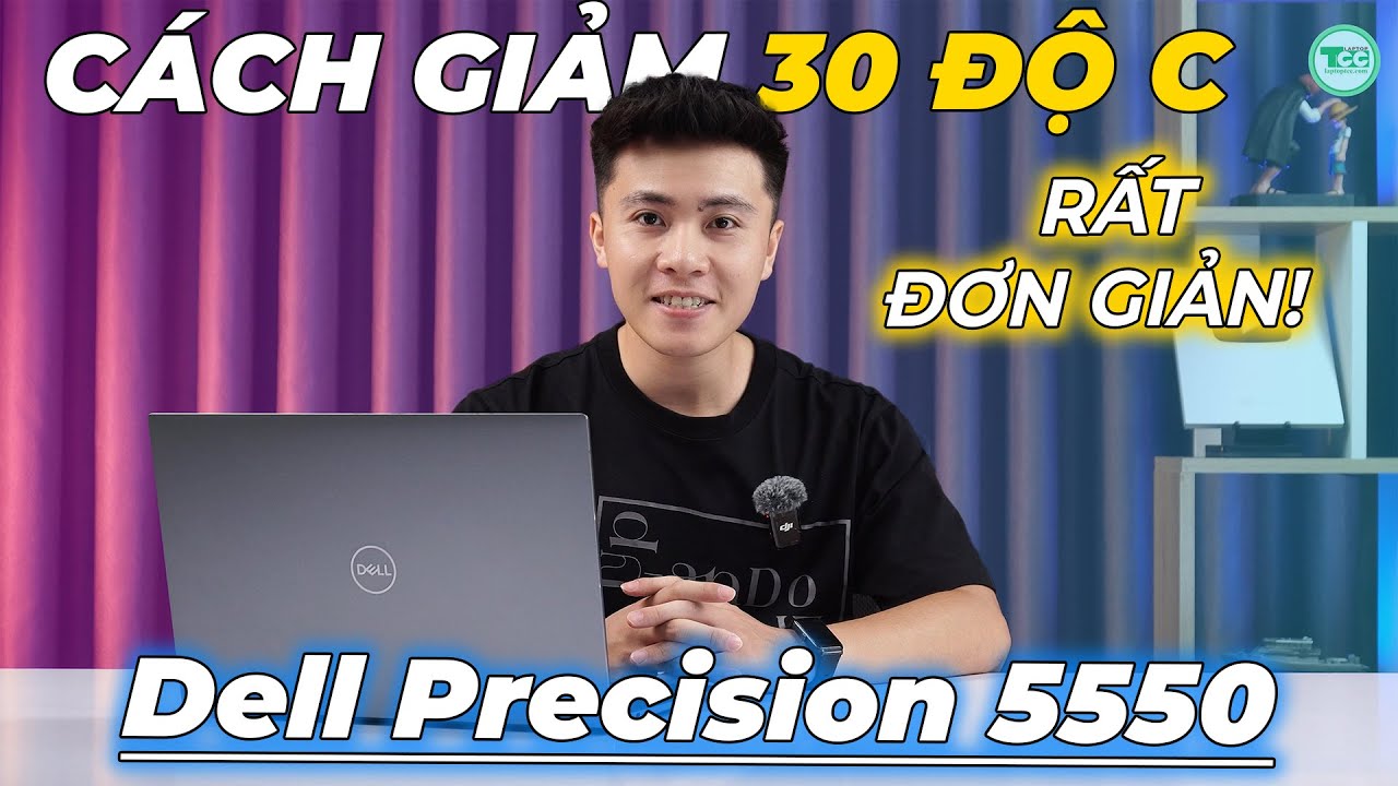 Hạ Nhiệt cho Dell Precision 5550 trong 1 phút: Giảm ngay 30 độ C đơn giản! Tắt CPU Turbo Boost!