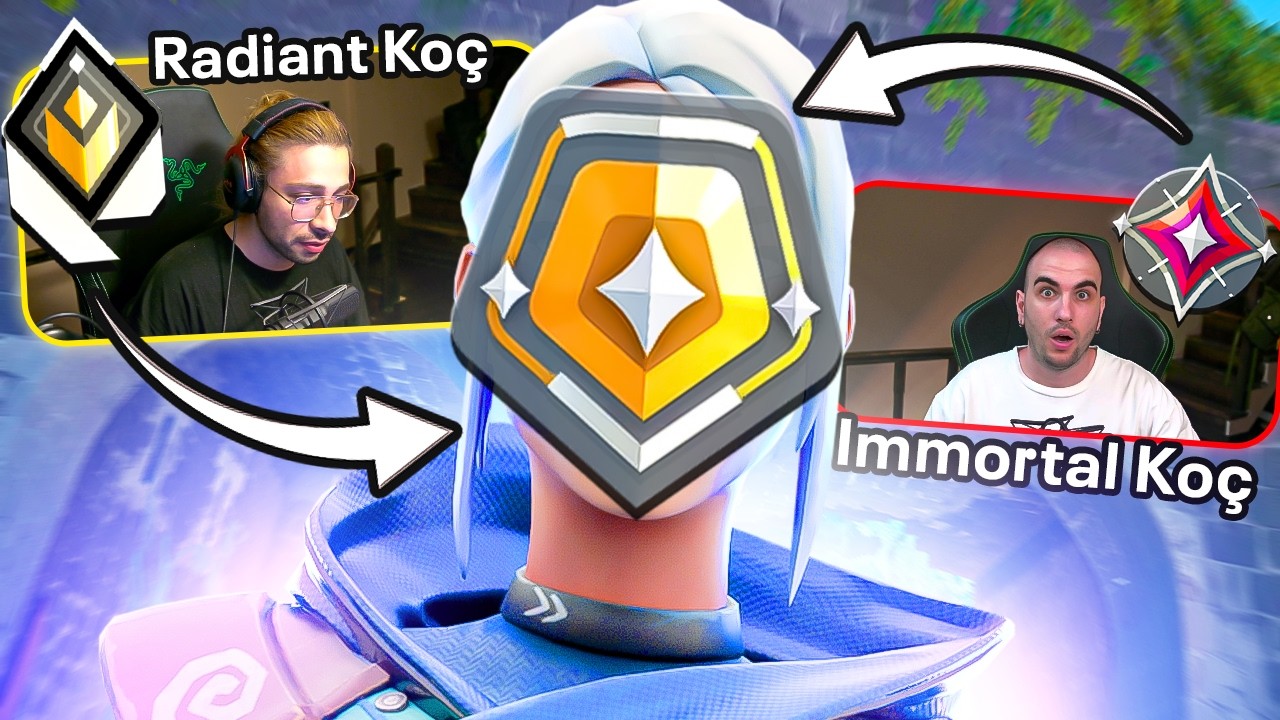 RADIANT koçu olan 5 GOLD vs IMMORTAL koçu olan 5 GOLD! | Valorant