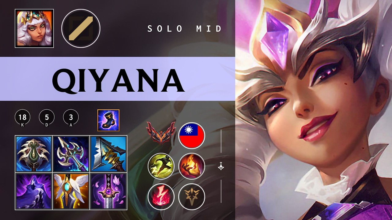 Qiyana Mid vs Vel'Koz - TW Grandmaster Patch 26.03