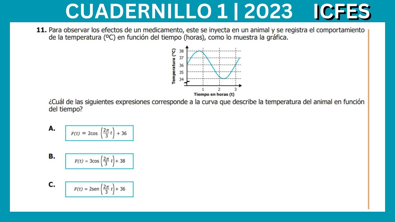 ICFES MATEMÁTICAS | Parte 6/8 | Cuadernillo 1 2023