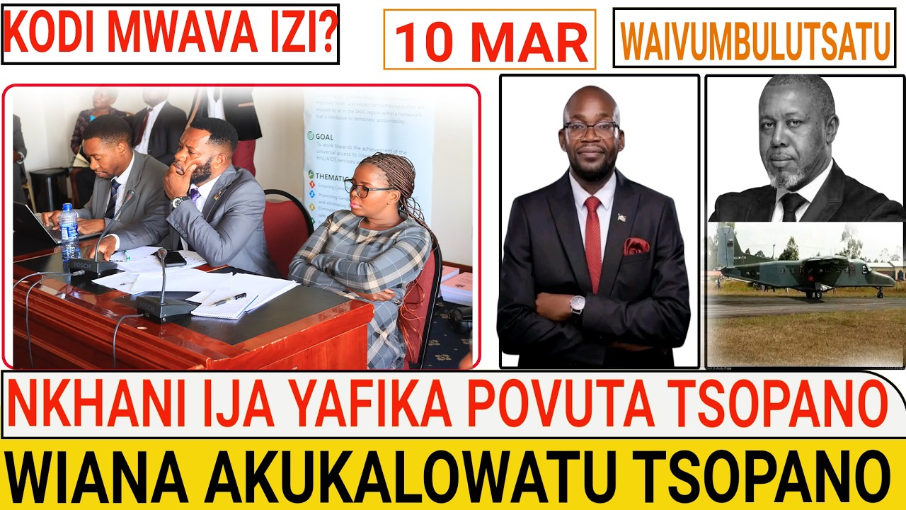 KODI IYI MWAIVA TSOPANO? MPAKA ZAFIKA POTULUTSA ZOSEZI LERO? WINA BASI WAKALO NAZO TSOPANO