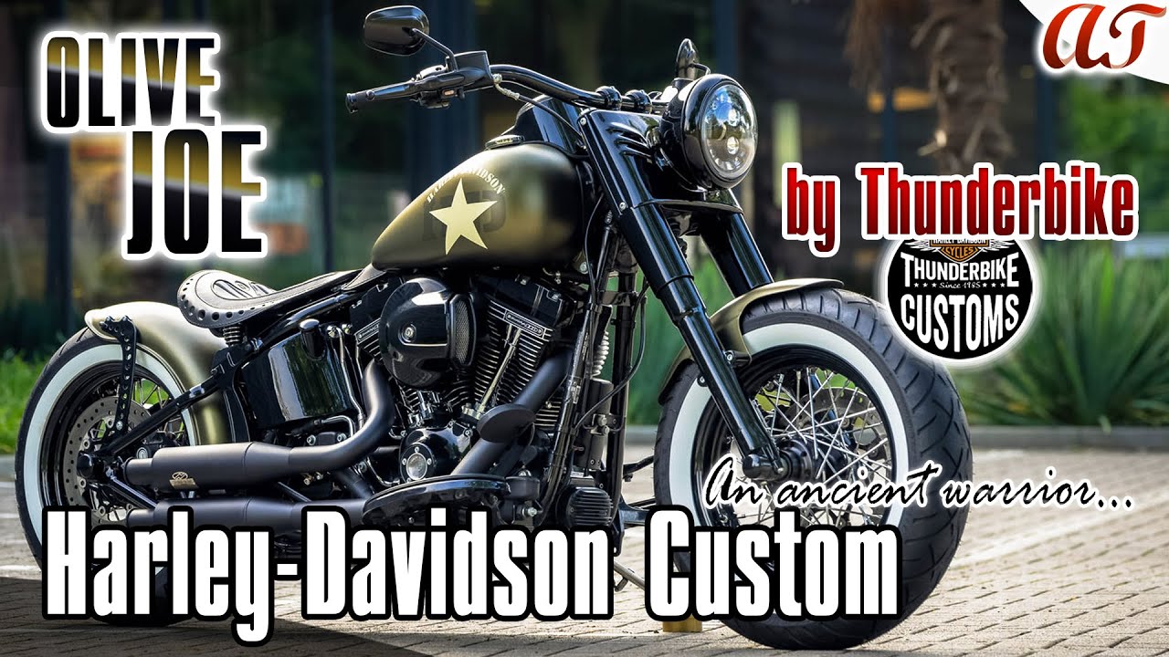 2024 Harley-Davidson SOFTAIL SLIM S Custom: OLIVE JOE * An ancient warrior * A&T Design