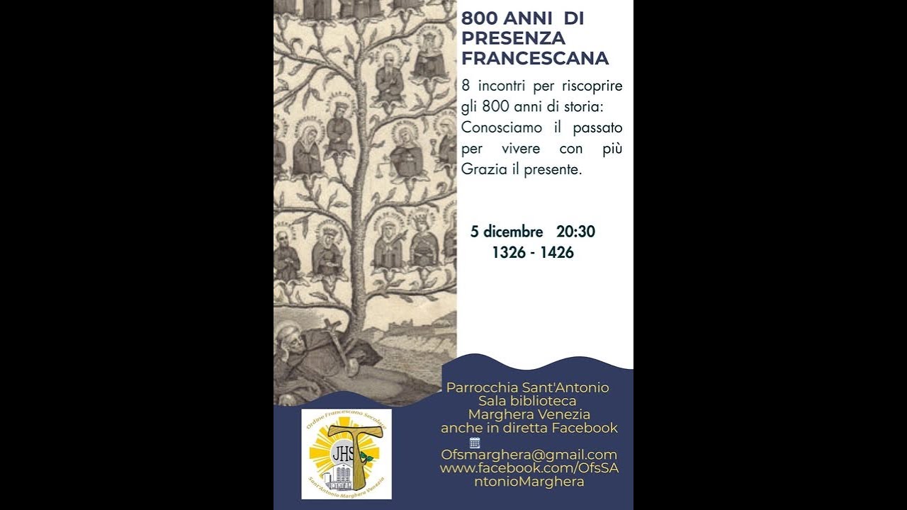 2 incontro sugli 800 anni di presenza dell'Ordine Francescano Secolare. I parte