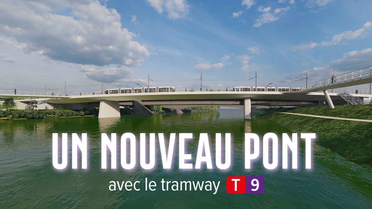 Découvrez le futur pont du tram T9 en 3D