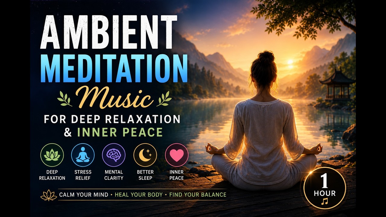 Ambient Meditation Music for Deep Relaxation & Inner Peace – 1h