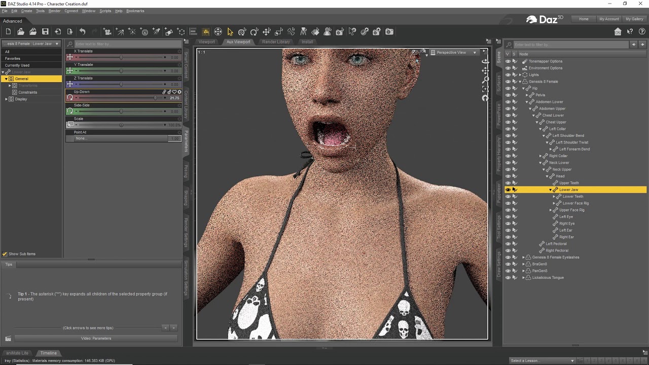 How to fix Geo Shells in Daz Studio