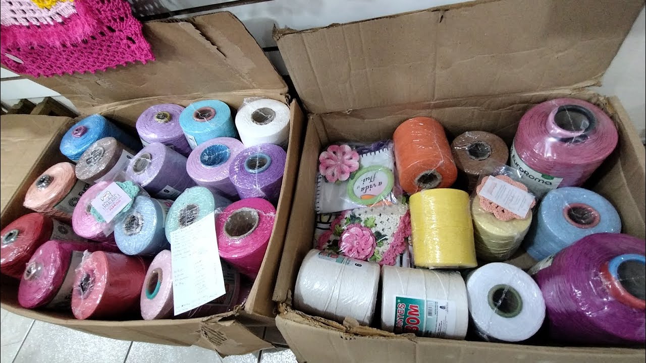 Fiz uma Mega Venda de Barbantes Hoje 🙏😊 Chegou meu Pedido da Shoppe #vlogderotina