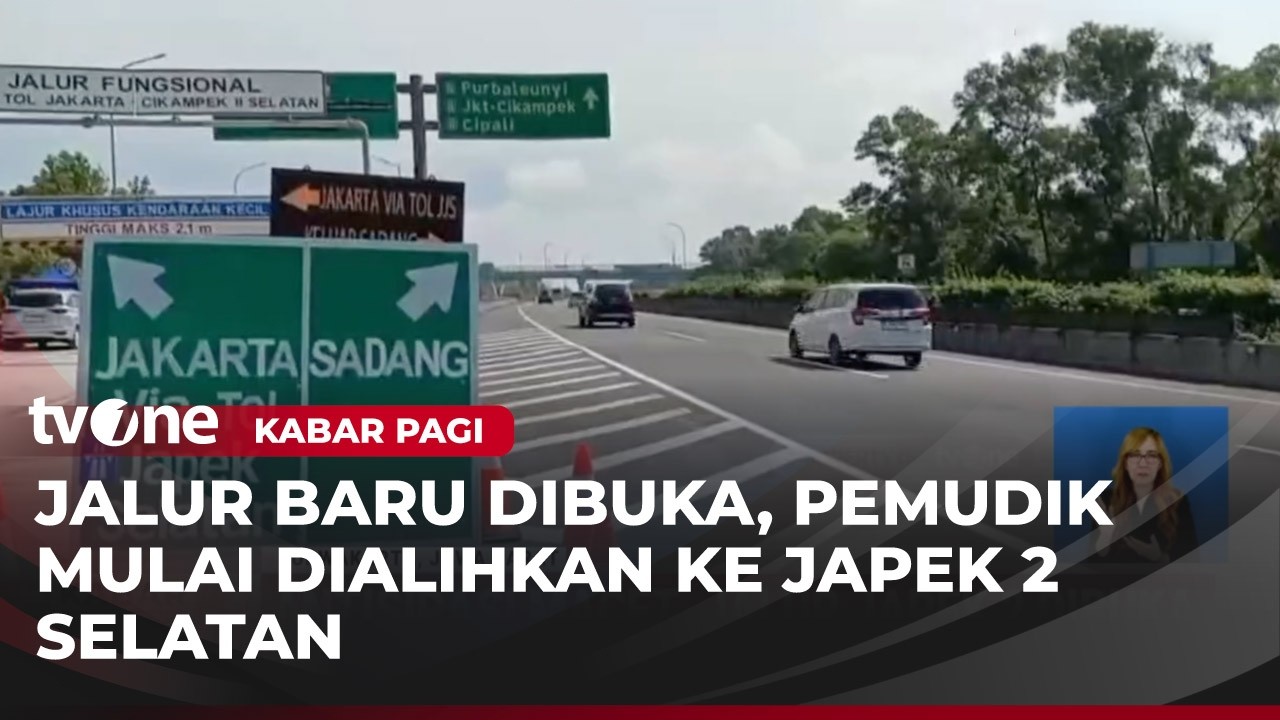 Jalur Fungsional Japek 2 Selatan Siap Digunakan saat Arus Balik | Kabar Pagi