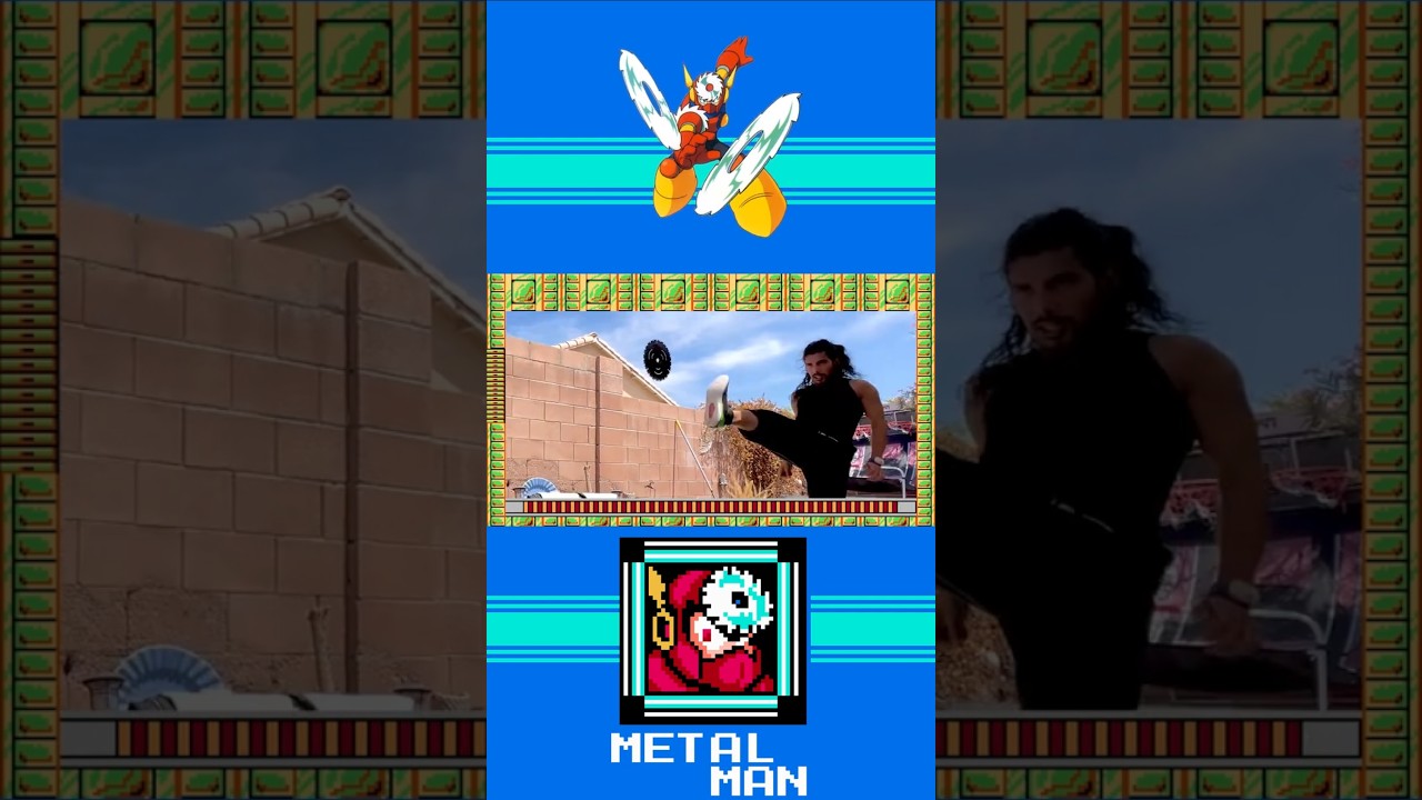 If Mega Man 2 Robot Masters Were Human (Shorts Version) #MegaMan2 #NES