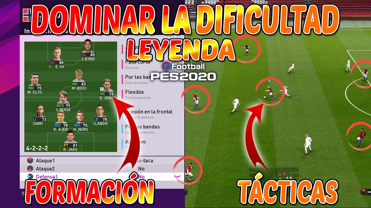 como DOMINAR  la dificultad 🔥LEYENDA🔥 en PES 2020  | PARTE 1 