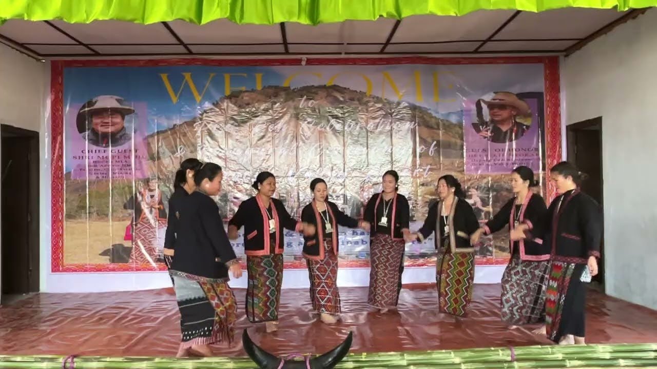 IDU Mishmi dance by Anaa ( Bahu ) groups || angrim valley Reh celebration #mishmi #folkdance 