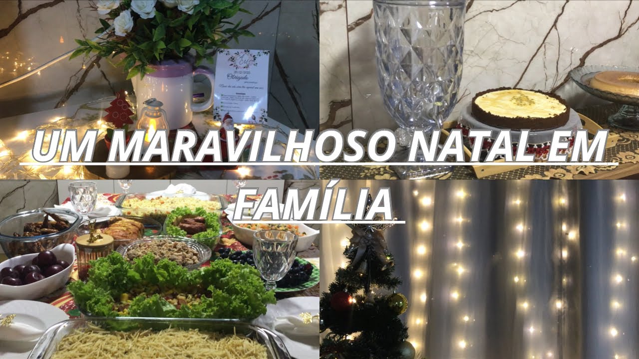  Um Natal lindo em família, com muito amor e comidas deliciosas.