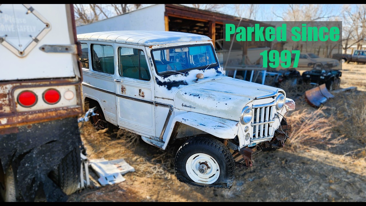 1962 Willys Utility Wagon, Will It Run? SITTING 28 YEARS!