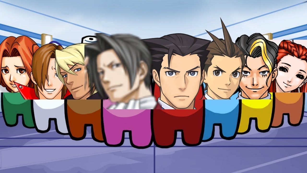 Ace Attorney Игра в Амогус (Among Us)