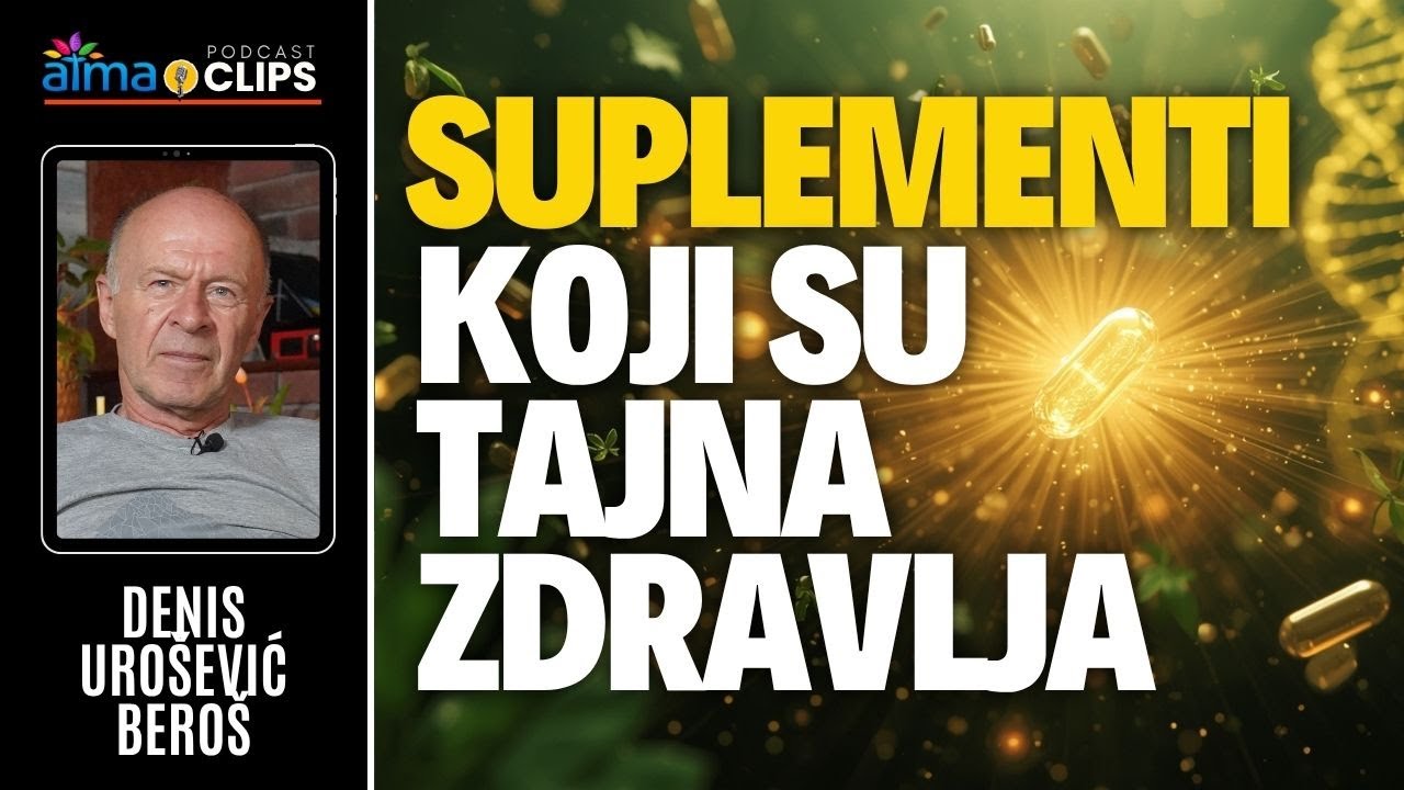 JEDNA OD NAJVEĆIH TAJNI ZDRAVLJA SU OVI SUPLEMENTI! | Denis Urošević Beroš | ATMA