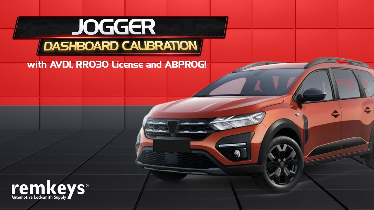 Jogger Dashboard Calibration with AVDI, RR030 License and ABPROG!