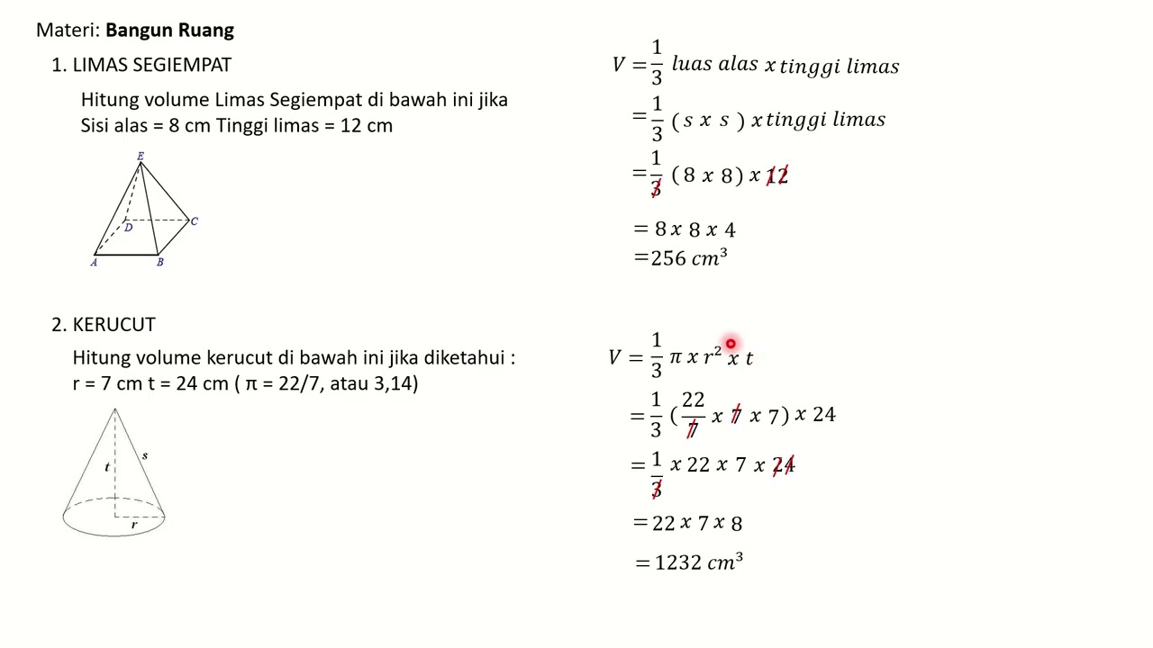 Belajar Matematika ( Bangun Ruang) kelas 6 Sd Part 2