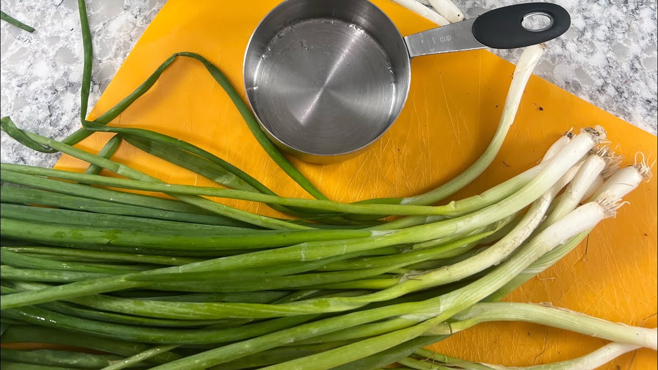 SUPER Easy How-to Freeze Onions & Green Onions!
