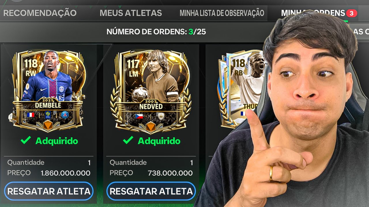 CONTRATEI OS MELHORES JOGADORES BOLA DE OURO PARA O MEU TIME
