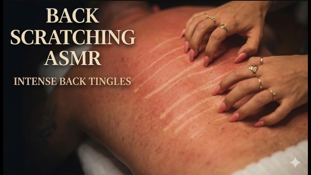 Deep Back Scratching ASMR 🤍 Intense Tingles  No Talking