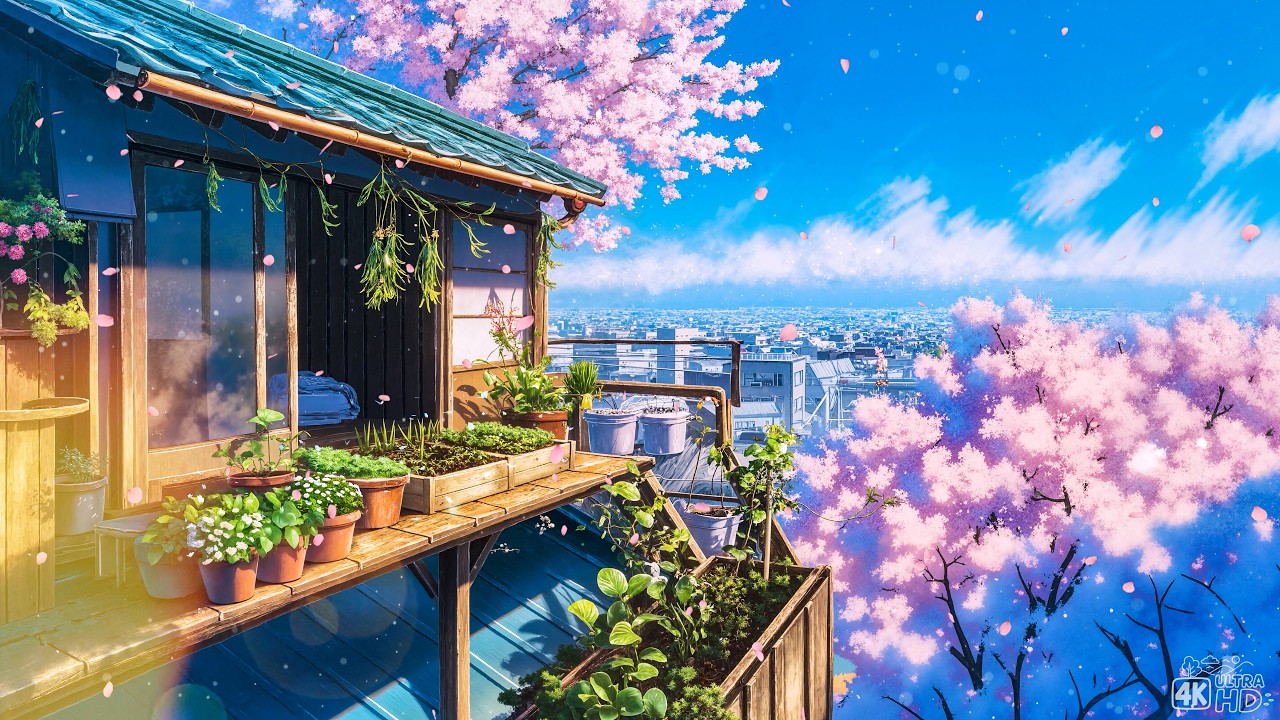 Fresh Morning Balcony Garden 🌸 Lofi Morning Vibes 🌸 Spring Lofi Songs To Feel The Spring Breeze