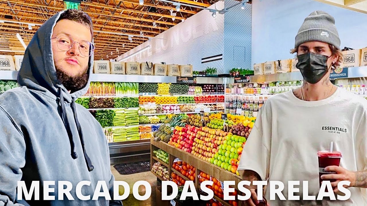 Fui no SUPERMERCADO das ESTRELAS em Hollywood (EREWHON)