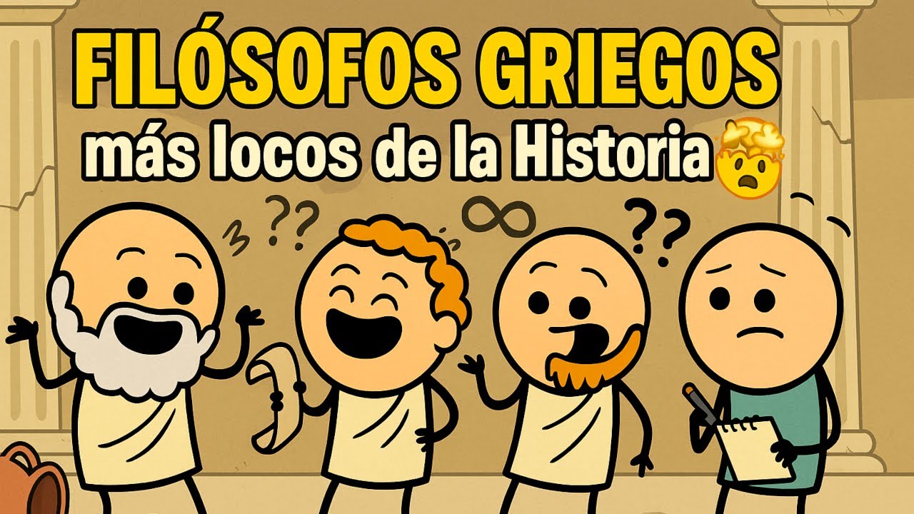 Todos los fil&oacute;sofos griegos resumidos en 8 minutos ⏳🧠
