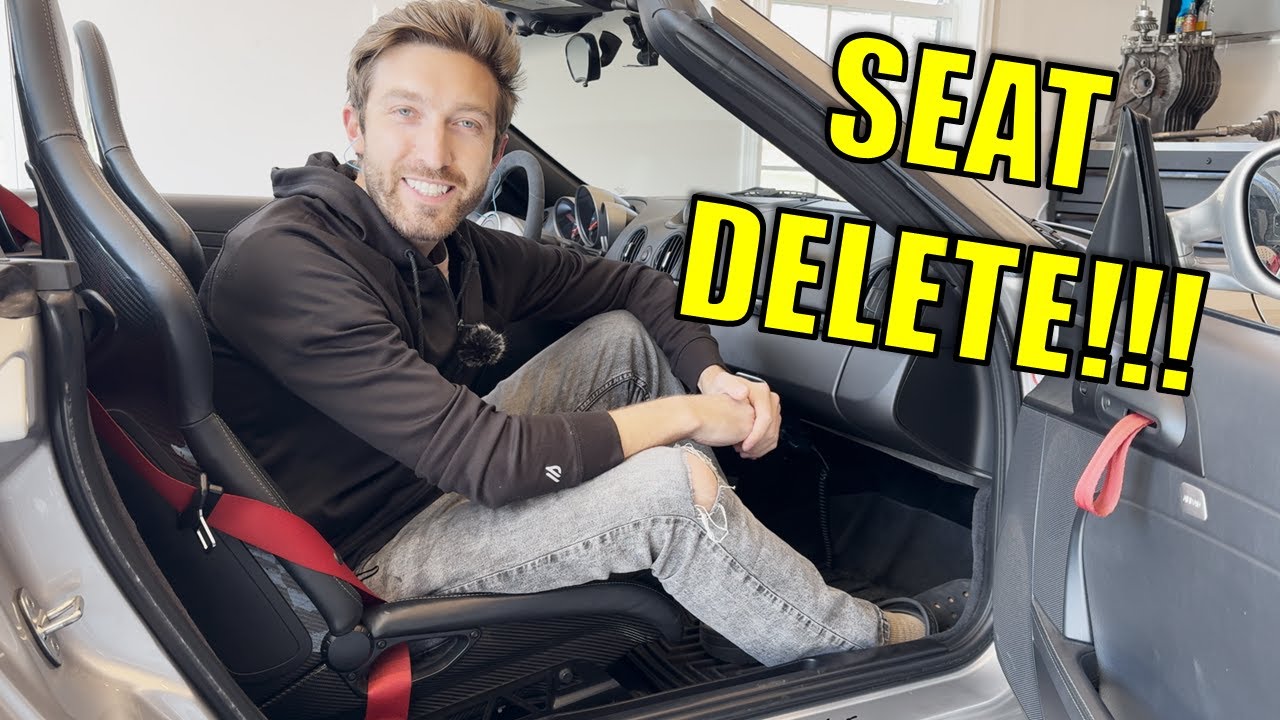 Porsche Carbon Bucket Seat Removal | How-To