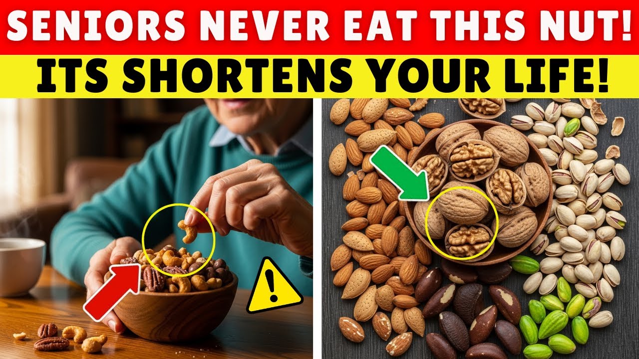 Over 65? 4 Nuts You MUST Eat Daily and 4 You Should NEVER Touch!